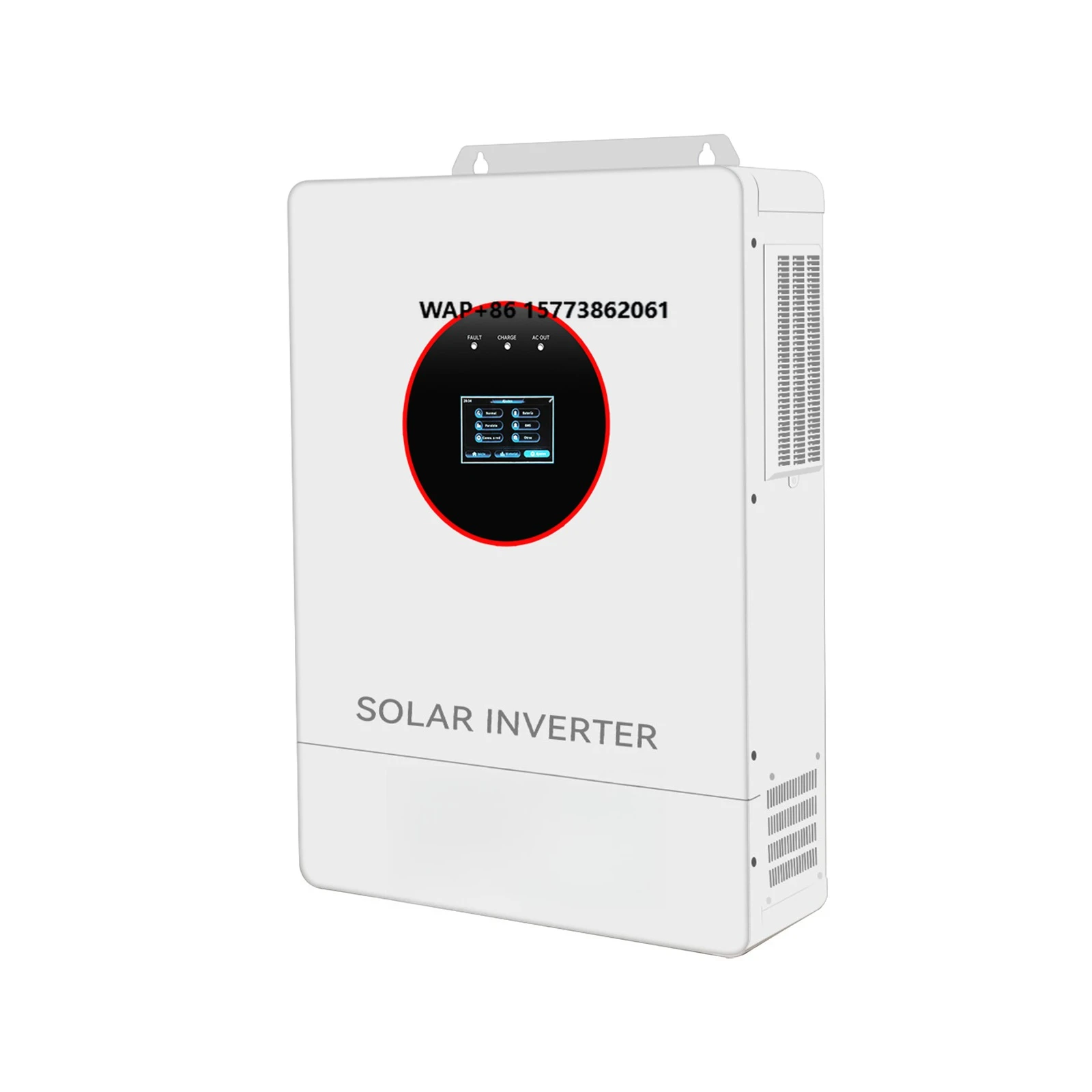 

Solar Inverter with Battery Backup 6KW 12KW for Home Use, Hybrid Off-Grid Inverter Setup with Charge Controller and Data Logger