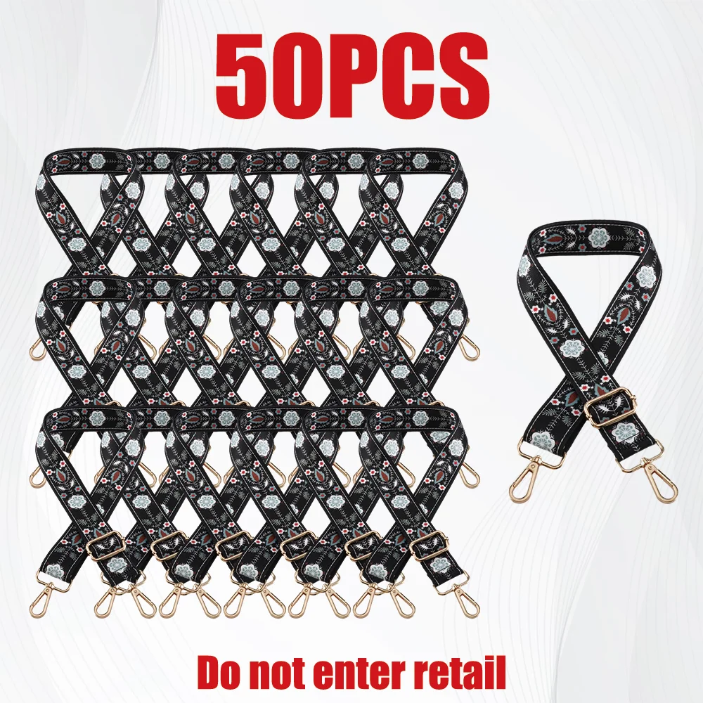 

3.8 cm wide delicate colorful leopard print shoulder strap Fashion temperament precision woven high quality shoulder strap