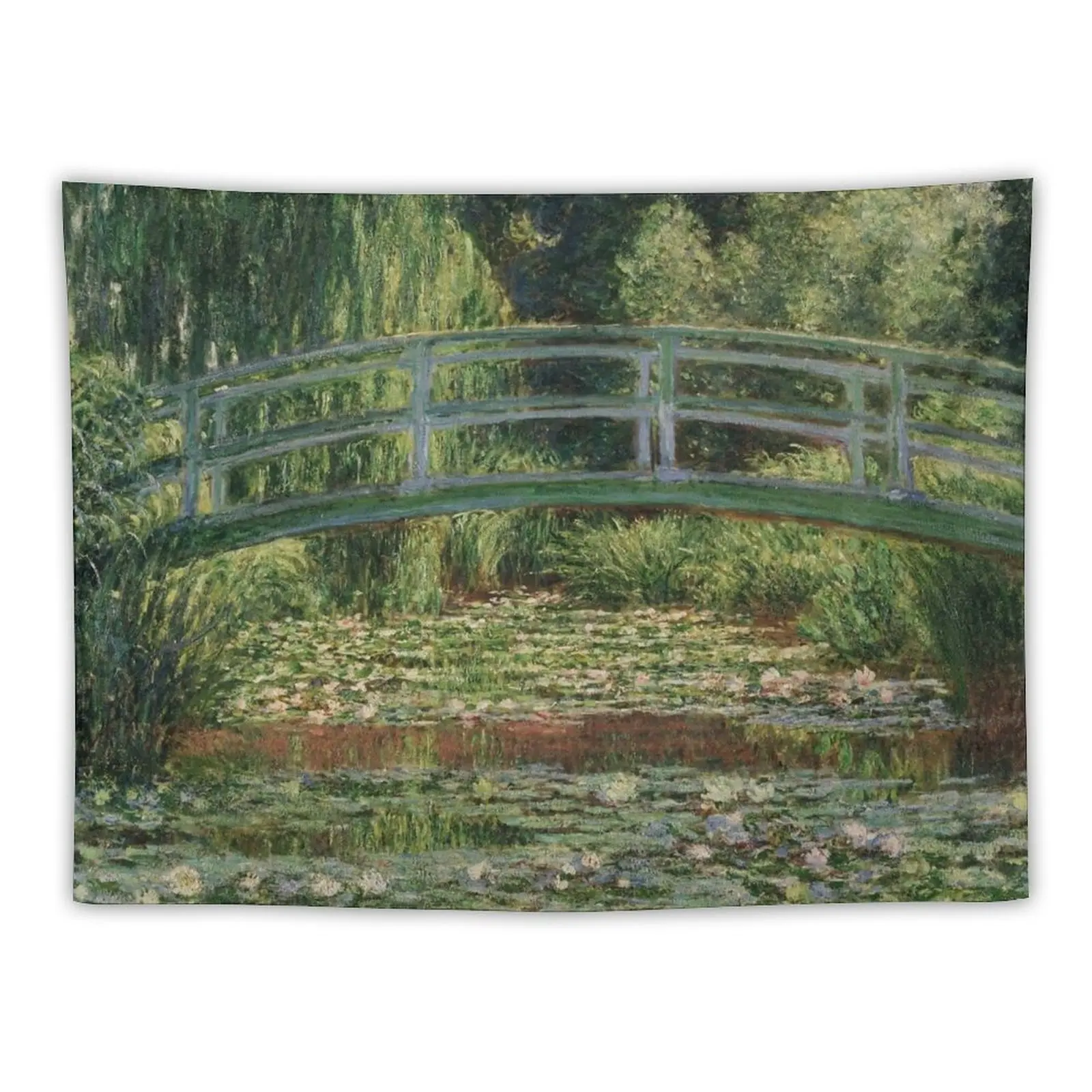 

Monet Japanese Bridge Tapestry Aesthetic Room Decorations Decorative Wall Mural Wall Decor Hanging Funny Tapestry