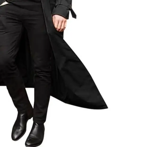 Men's Loose Winter Warm Long Trench Coat Parka Jacket Overcoat Outerwear Suitable for Business Casual and Formal Use