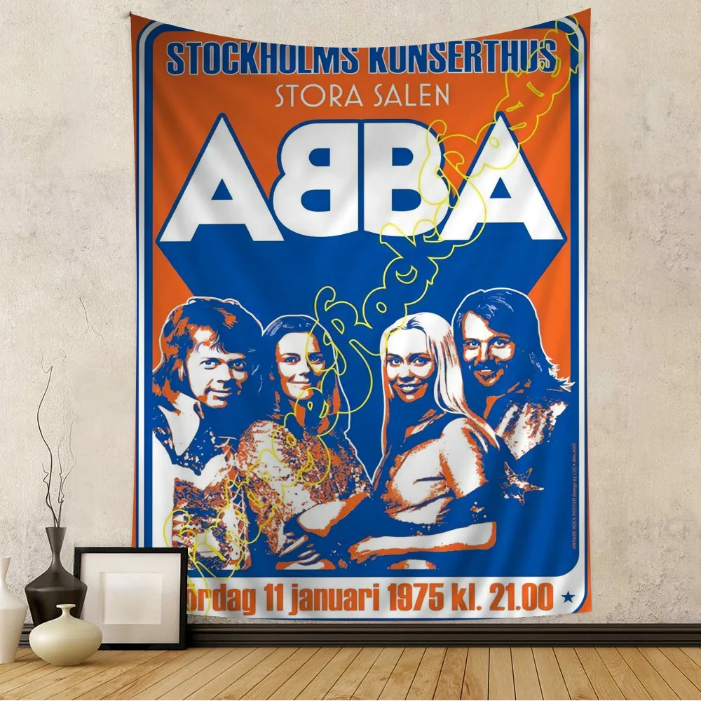 Classic Abba Band DIY Wall Tapestry for Living Room Home Dorm Decor Wall Art Decor