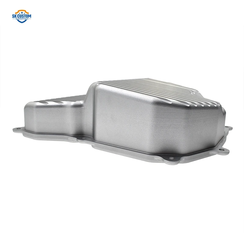 For BMW Mini R55 R56 R57 1.6L 1.6T Transmission Oil Pan Aluminum Auto 6 Speen Gear Box Oil Sump Pan
