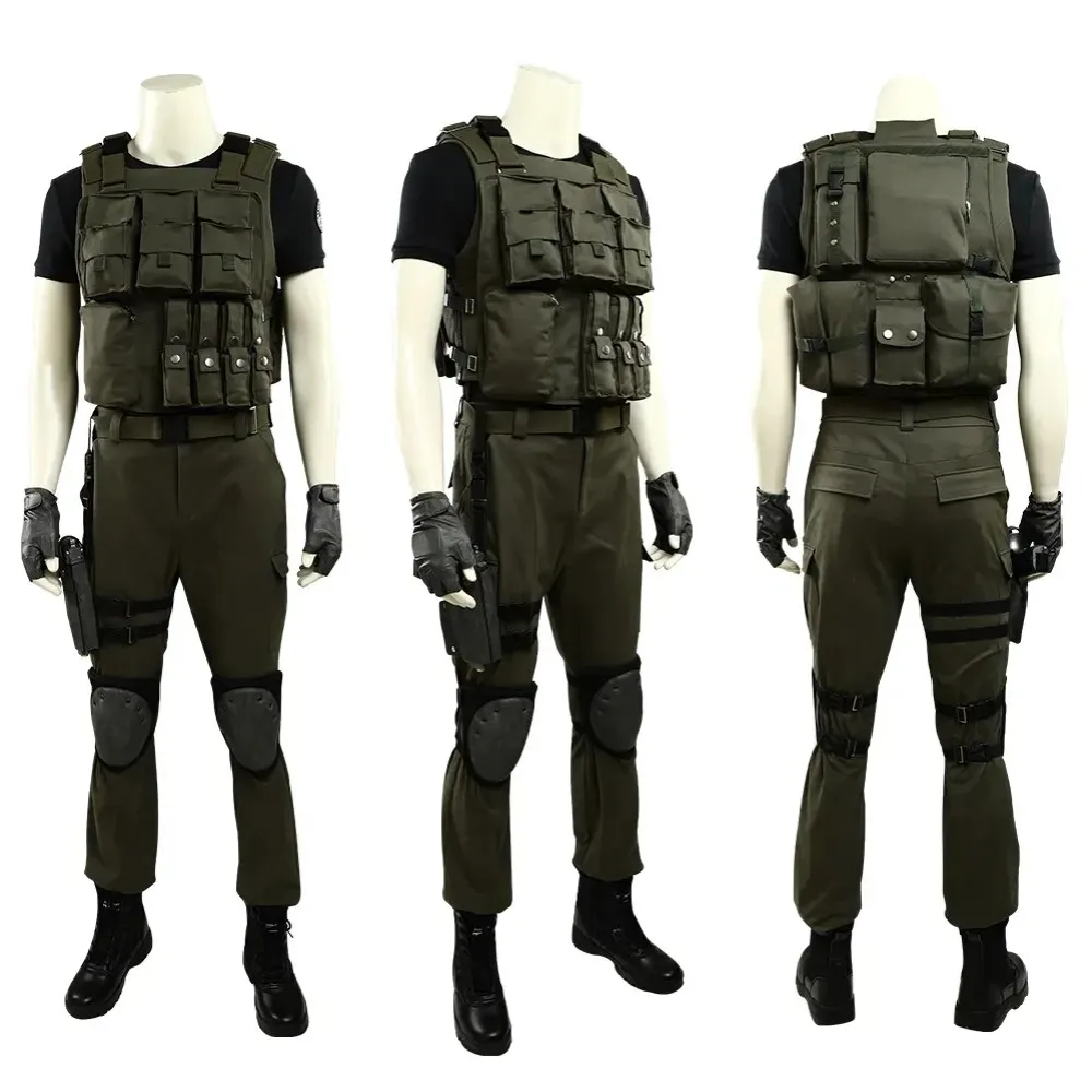 

Green Carlos Oliveira Cosplay Costume Vest Pants Full Set and Individual Items Are Sold Halloween Comic Con Outfit Custom Made
