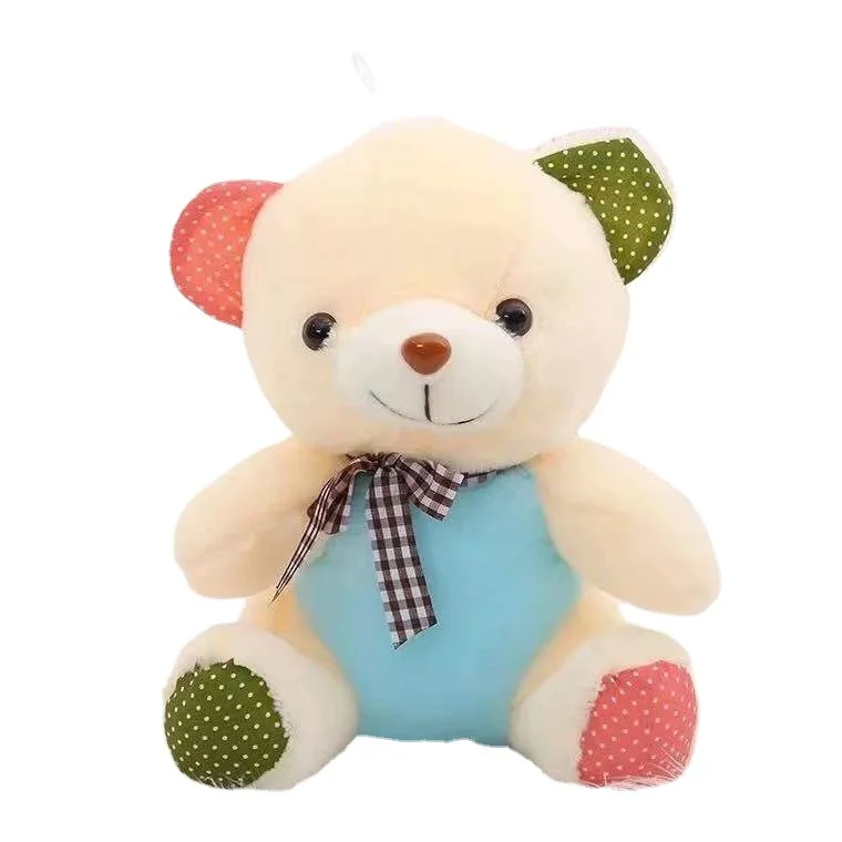 8 بوصة دمية الدببة القطيفة بالجملة لينة دوول وسادة لعبة للفتيات هدية عيد ميلاد الأطفال