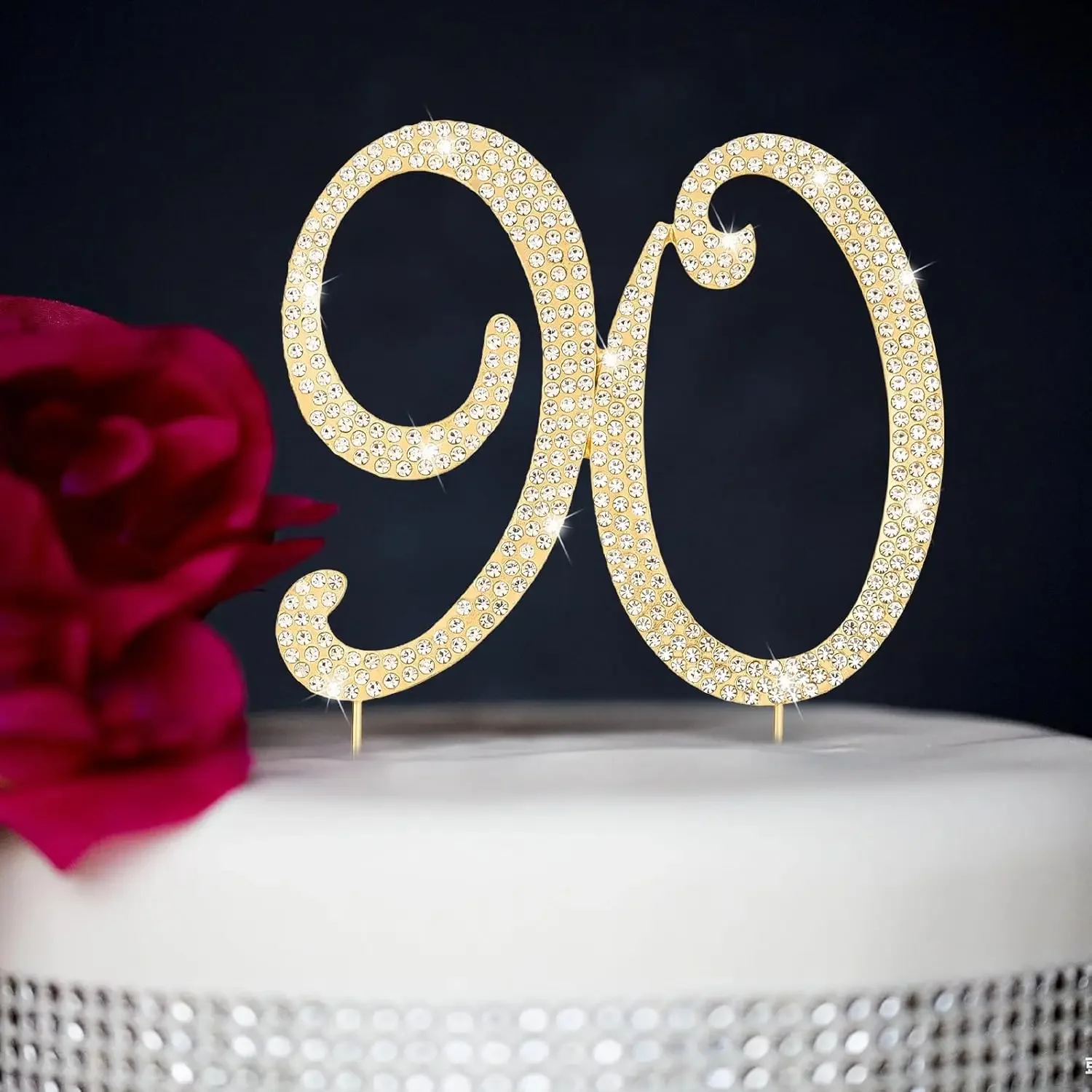 Cheers to Milestones Birthday Cake Topper