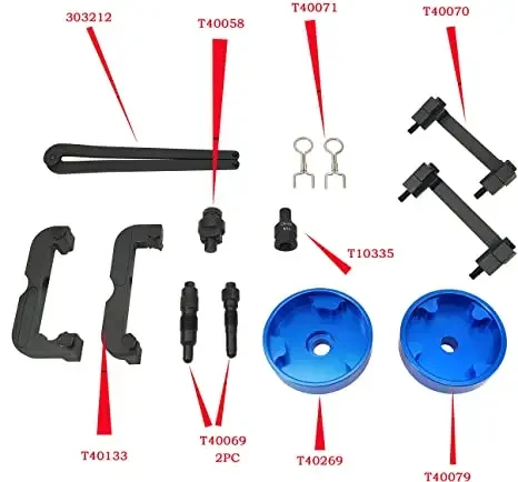 ZKTOOL engine Locking Timing Tool Set Compatible with Vw A6L 2.4 2.5 2.8 3.0T 3.2 4.2 Touareg Q7 Porsche 3.0T Engine