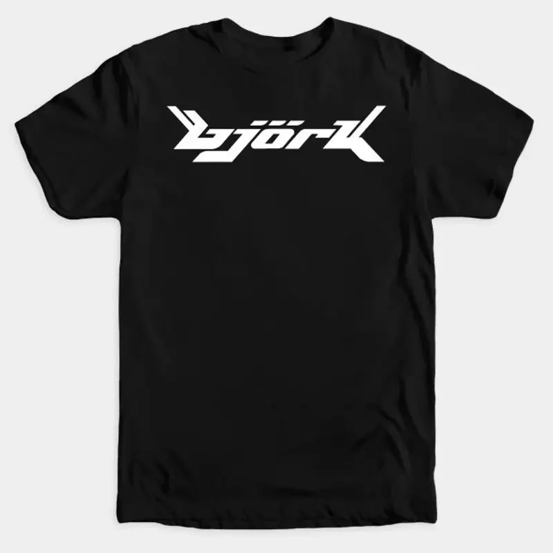 Classic Bjork Logo Vintage Black Lake Oceania New World Electronic Jazz T Shirt
