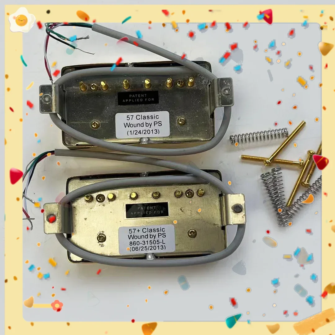 Top Selling Guitar Pickups Alnico II Humbucker Pickups '57 Classic And '57 Classic Plus 4C Wire Nickel 1 Set