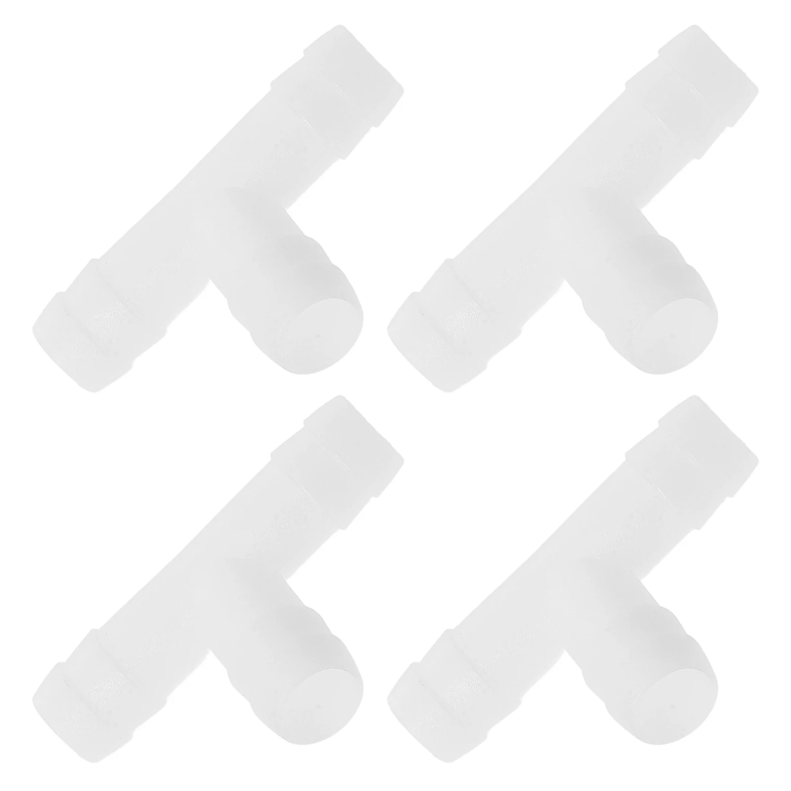 

4pcs Drain Connector Three-way Fitting for Air Conditioning Hose Ac Split Unit Durable Ideal Replacement Kitchen Facility