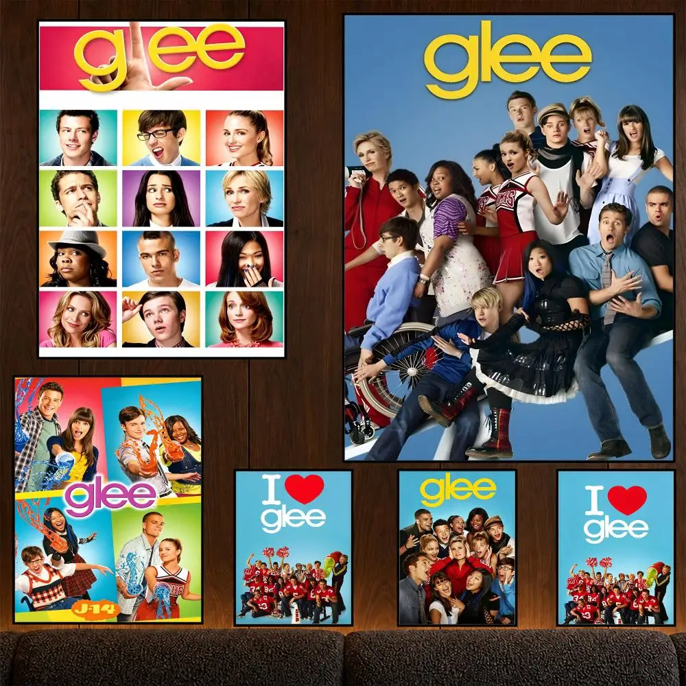 Series Glee New Directions Rachel Kurt Poster Wall Art Print HD Aesthetic Artwork Waterproof Printing For Fans Home Decor Gift