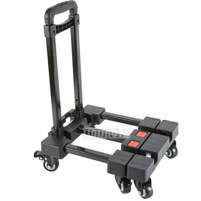 2026 150KG load portable Trolley 6-wheel Foldable trolley Truck tools furniture Moving tools Universal wheel