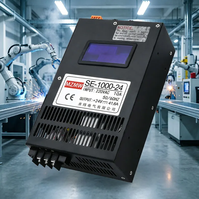MZMW 1000W Adjustable Switching Power Supply 0-12V 15V 24V 36V 72V 80V 110V 150V 220V 48V 60V Ac To Dc CC/CV Industrial Smps LED