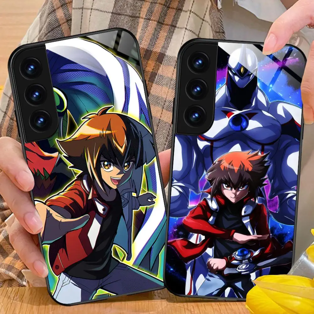 

Yugioh Jaden Yuki Phone Case for Samsung Galaxy A56 55 54 53 52 51 36 35 34 23 16 15 5G Glass Protective Cover