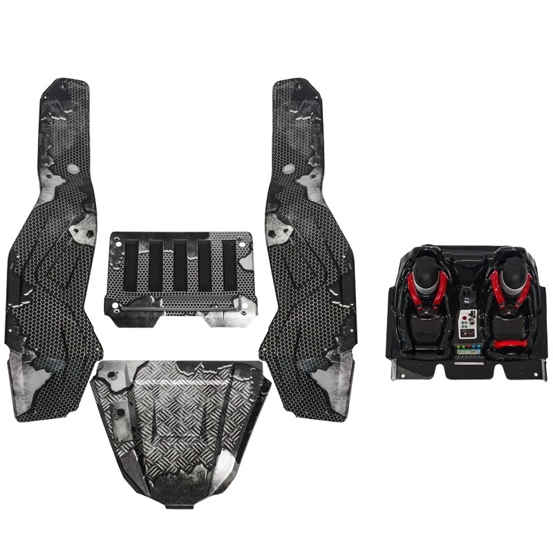 SG-1001 RC Model Car Body Parts, Transparent PVC Off-Road Car Body Kit, Modified DIY Paint Body Cover for Remote Control Vehicle