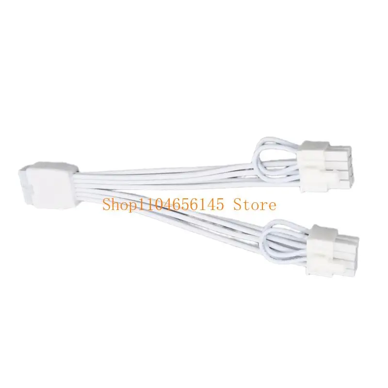 652F ATX3.0 Compatible 12+4Pin GPU Power Extension Cord With Double 8Pin Connectors And Enhanceds Durability