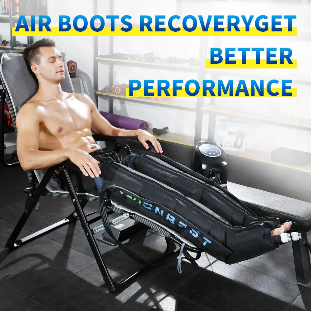 Blood Circulator Presoterapia Compression Boots Therapy Recovery air Leg Massager Machine