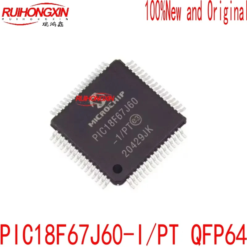 Original genuine PIC18F67J60-I/PT SMD TQFP64 microcontroller-MCU chip