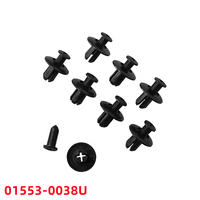 20Pcs For 8mm Hole Auto Spare Parts Fastener Vehicle Plastic Auto Clips 01553-0038U   C20