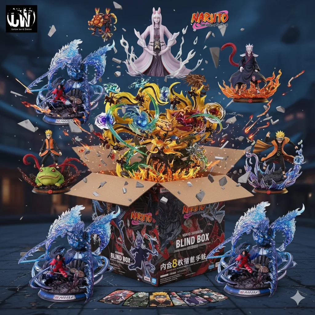 2026 ناروتو صندوق أعمى صندوق محظوظ شخصيات كرتونية 15 إلى 30 سنتيمتر تحصيل نموذج الدمى كاكاشي هاتاكي ساسوكي اوتشيها مجموعات الالعاب لمحبي