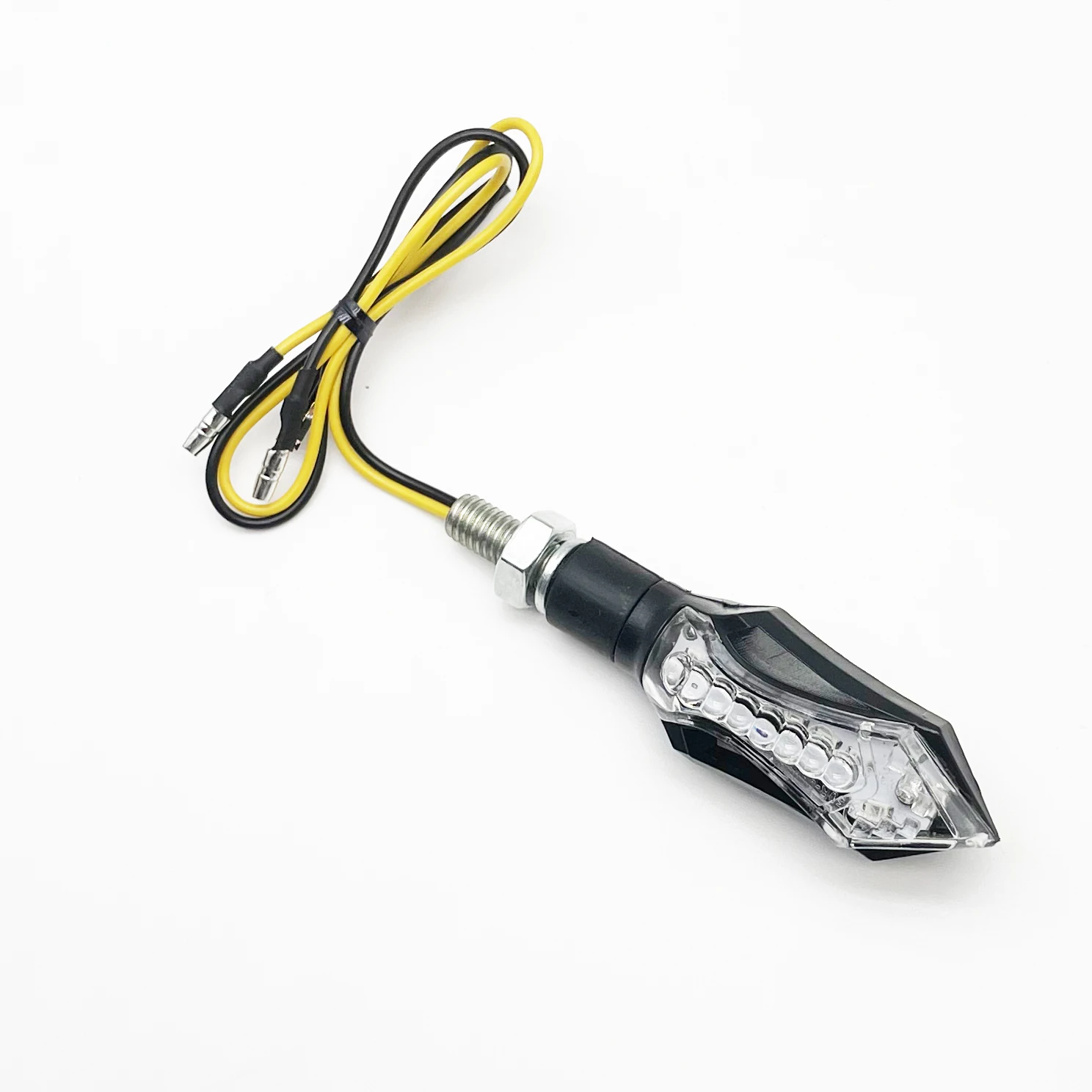 Arrow Style Water Flowing Flashing Blinker Indicator LED M8 E-marked Motorcycle Sequential Switchback Turn Signal Lights