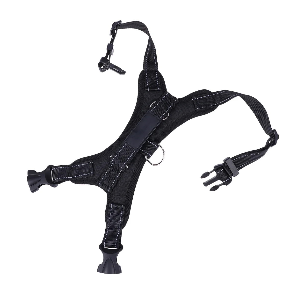 

Saddle Style Dog Harness for Medium Large Dogs Size S Black Durable Oxford Cloth Comfortable Control Easy Apply