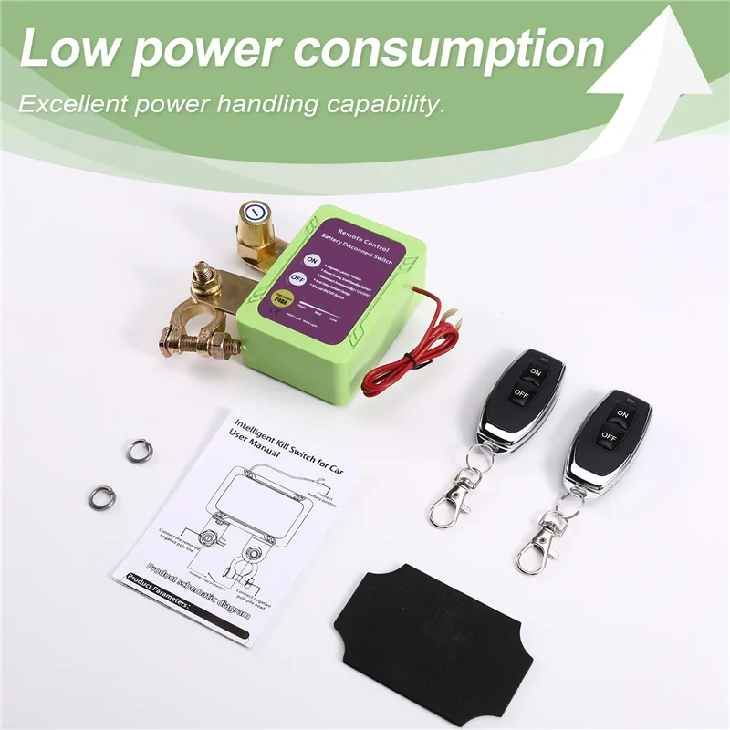 

AB96-12V 240A Smart Car Battery Disconnect Switch Automatic Power Off Switch For Car Boat Battery Disconnect Switch