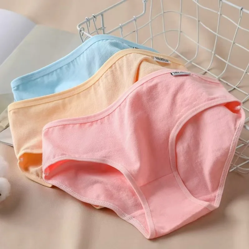 8 ks bavlněné kalhotky pro ženy, sexy spodní prádlo, jednobarevné kalhotky, dámské bezešvé kalhotky, dívčí spodní prádlo - náhled 5