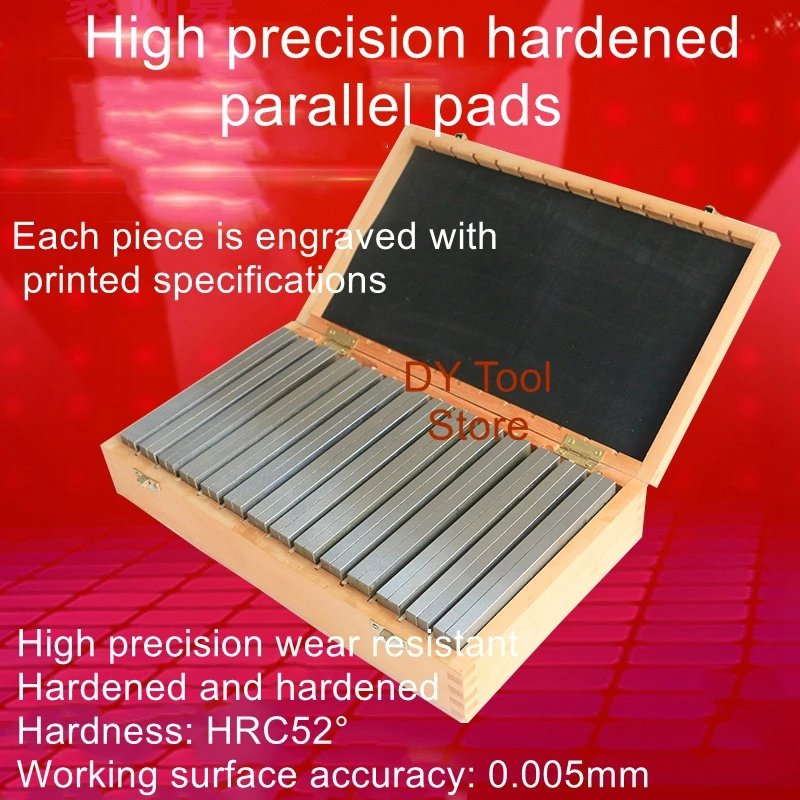 Parallel pad vice parallel plate equal height pad iron milling machine flat mouth bench pad parallel block