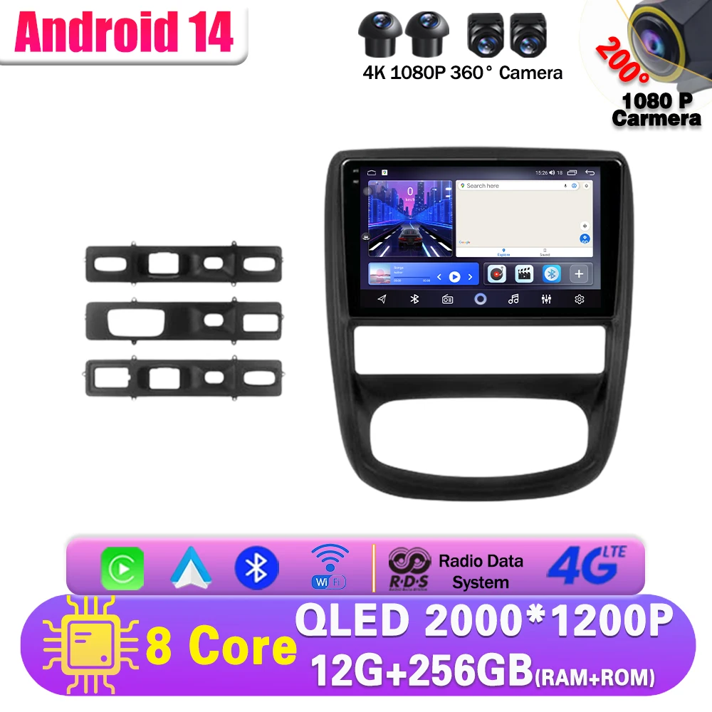

Android 14 For Renault Duster 1 2010 - 2015 Car Radio Multimedia Video Player Navigation GPS 5G WIFI