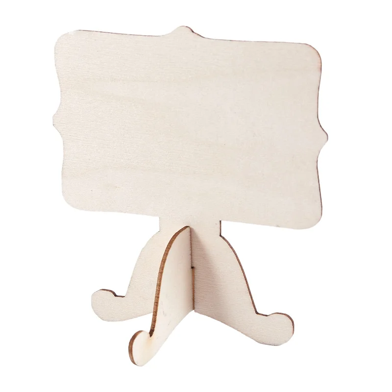 NEW-40 Pcs Mini Wooden Small Wedding Blackboard Message Table Number Chalkboard