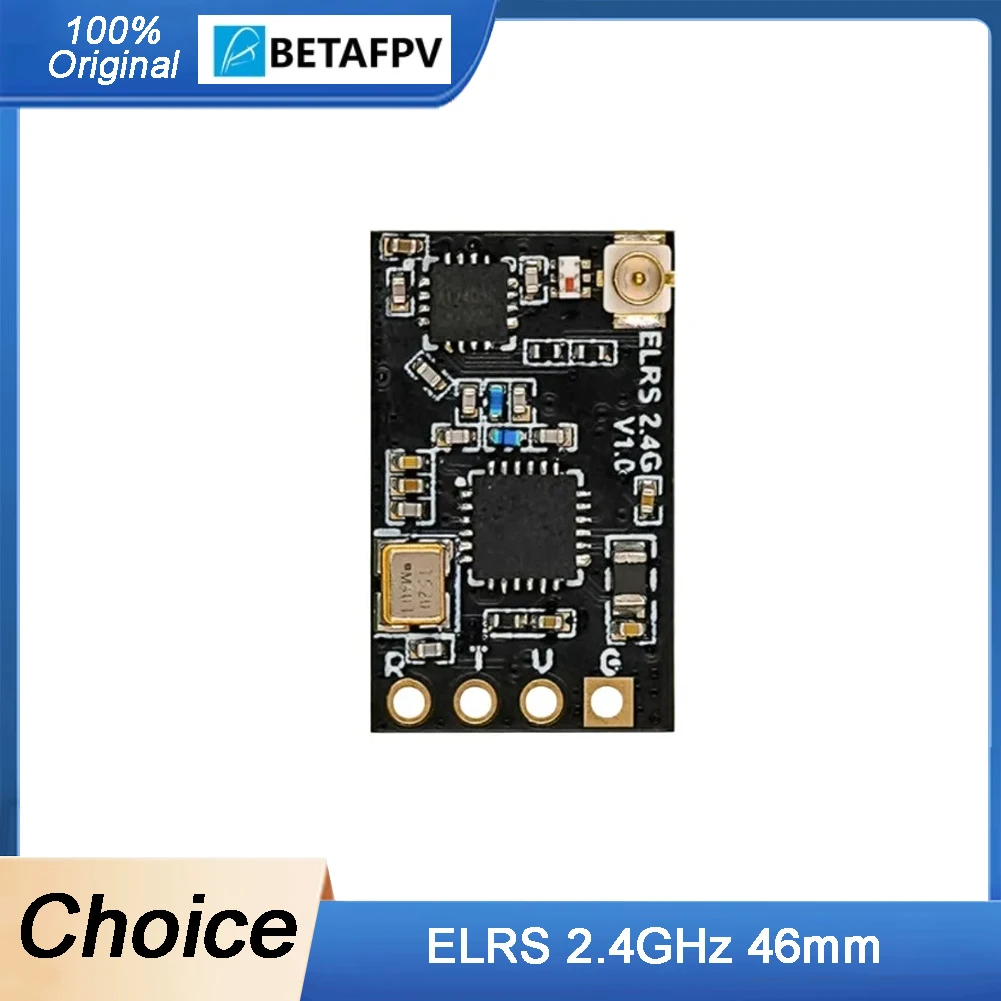

BETAFPV ELRS NANO Receiver - ExpressLRS 2.4G/915MHz/868MHz, for FPV Freestyle & Racing