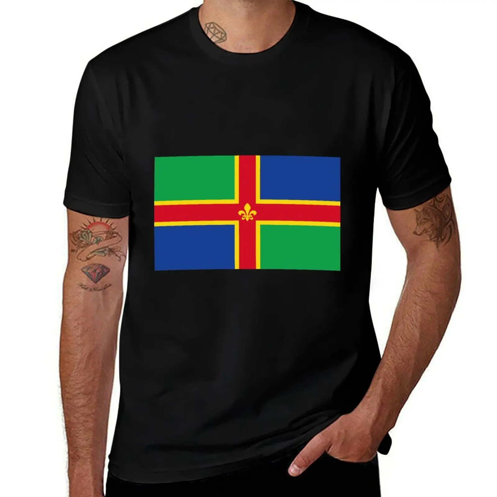 Lincolnshire T-Shirt Fashion Graphic Tee for Men