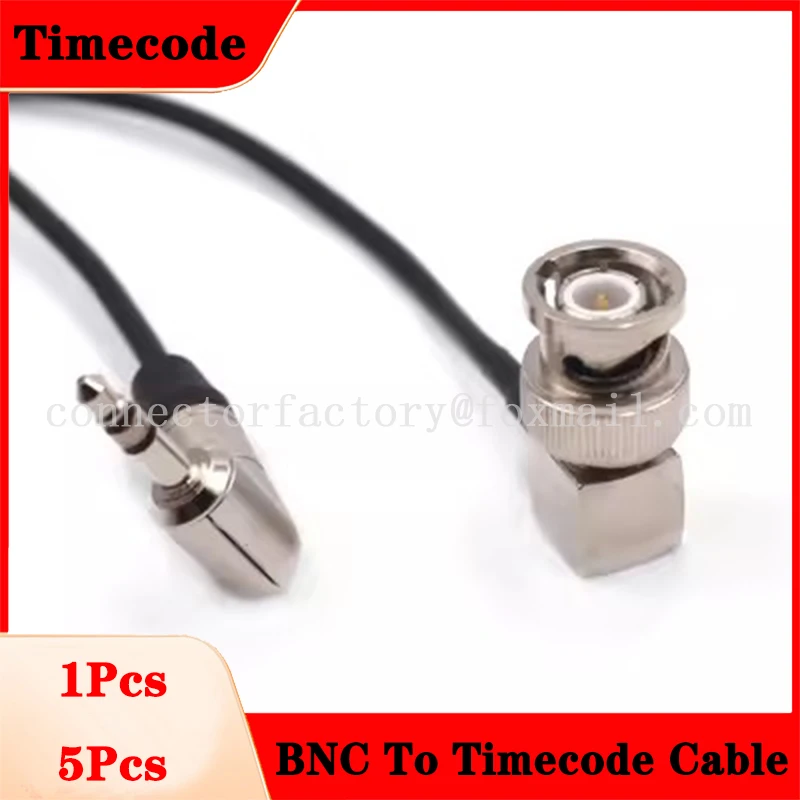 

NEUTRIK 3.5mm Mini TRS Jack TENTACLE To Elbow BNC Timecode Cable For Canon C300 / C500, Sony PDW 700 / EX3 / PMW 200, ARRI Amira