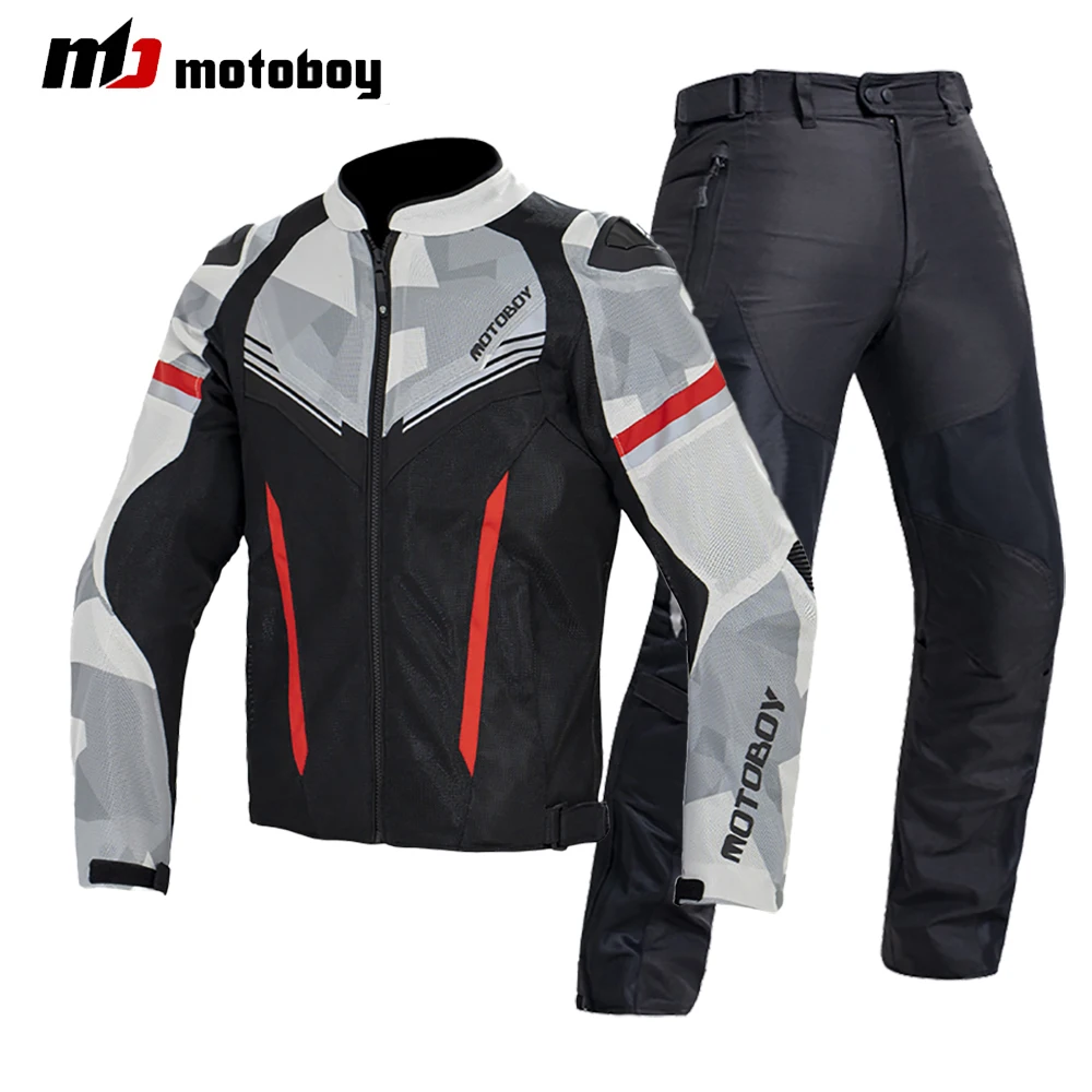 

2024 New! Motorcycle Jacket Moto Protector Motorcycle Pants Moto Armor Touring Clothing Protective Gear The Four Seasons