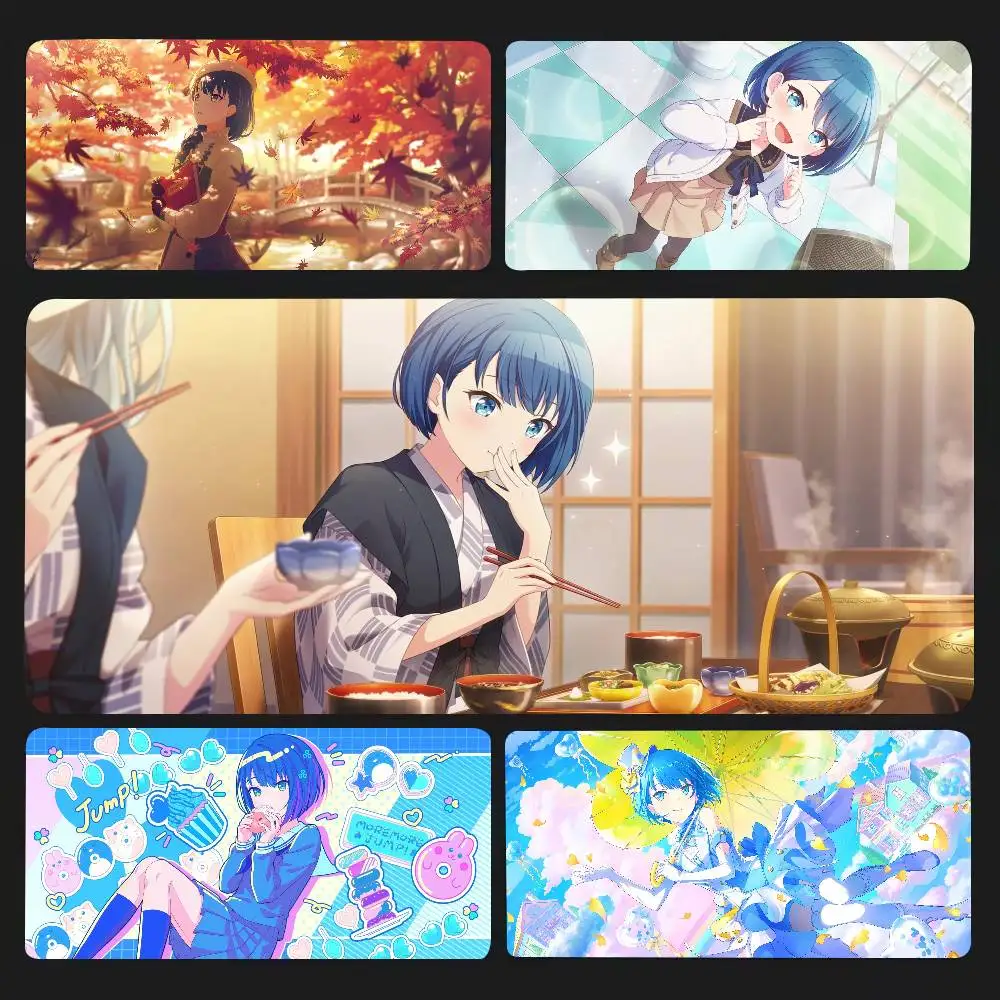 Kiritani Haruka Anime Project Sekai Mousepad Non-slip Suitable For Office Computers Laptops E-sports Game Desk Mats XXL Keyboard
