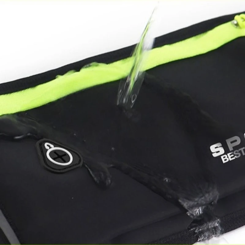 Bolsa de Cintura para Mulheres e Homens, Impermeável, para Corrida e Maratona, com Quatro Bolsos para Guardar Garrafas de Água