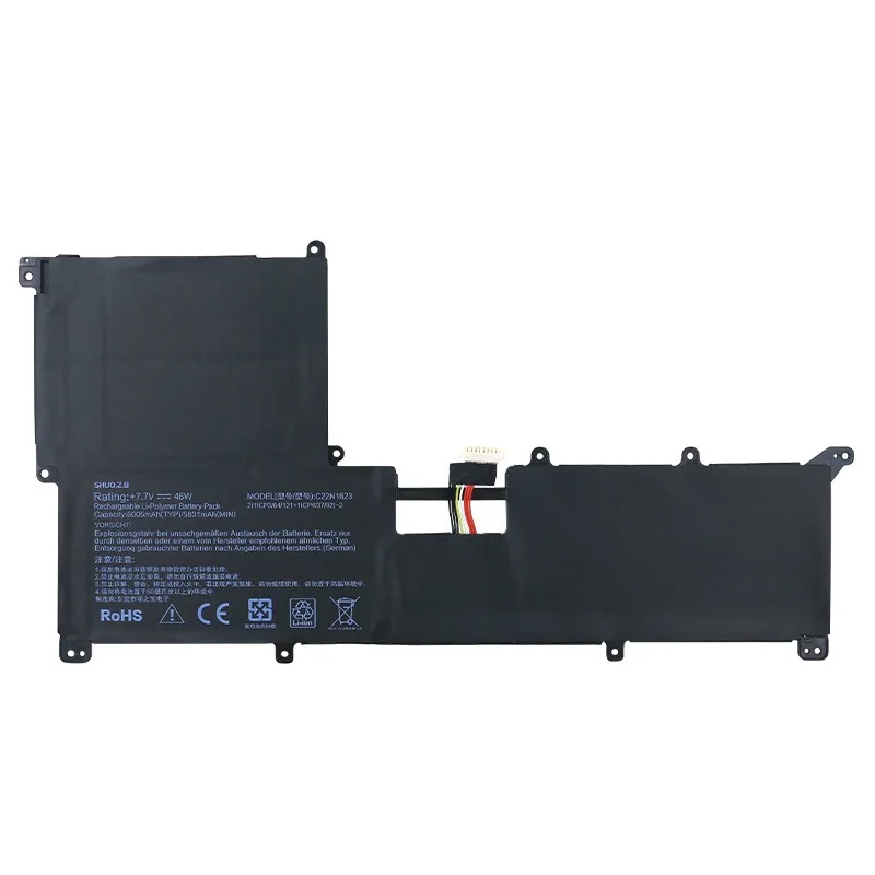 100% NEW 6005mAh C22N1623 Laptop Battery for ASUS ZenBook 3 Deluxe UX490U UX490UA UX490UA-BE033T 0B200-02400100 ZENBOOK3V