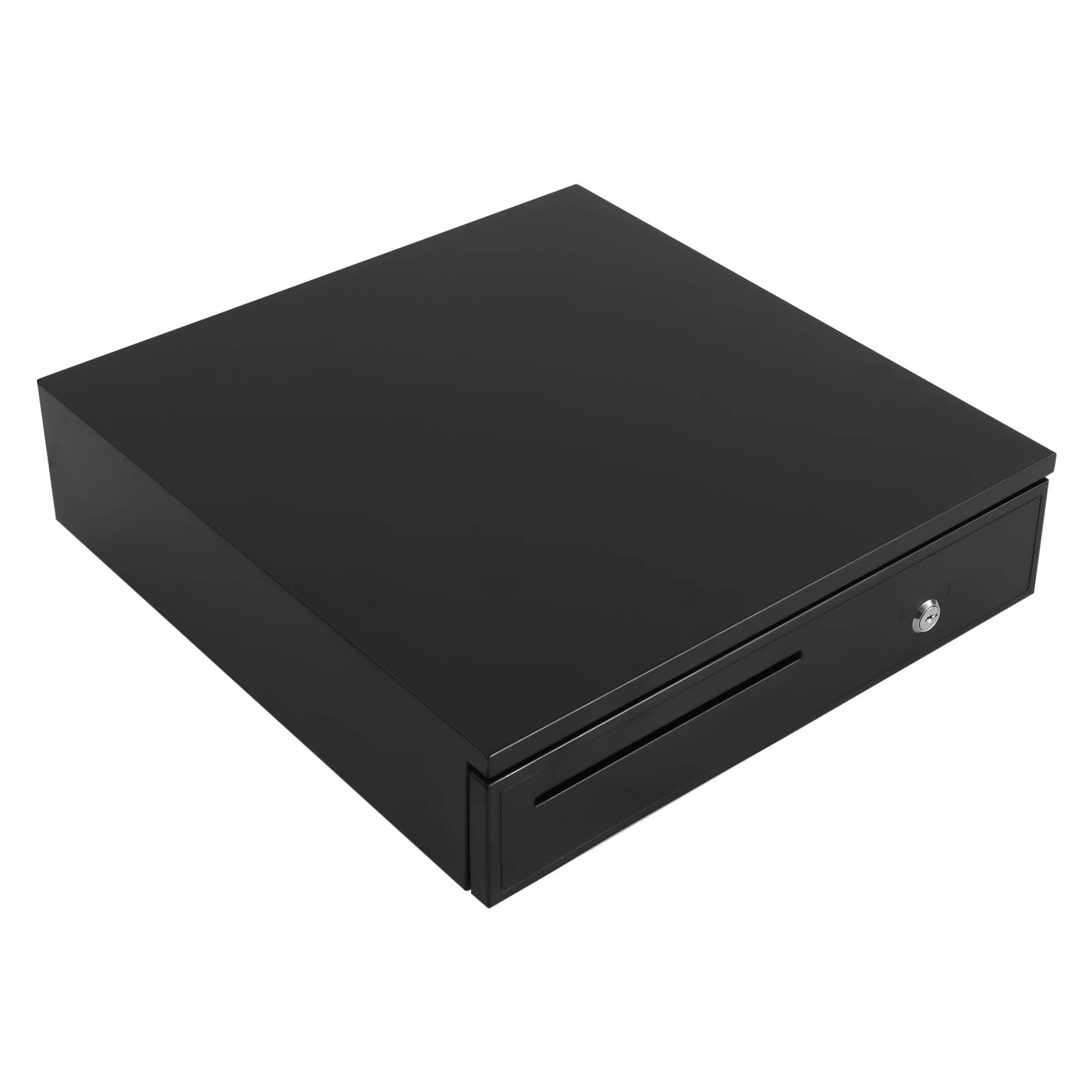 Black Eight Grid Cash Box 405 Cash Register Drawer Cash Register Drawer With 3-Position Lock For Hotels Supermarkets Hospital