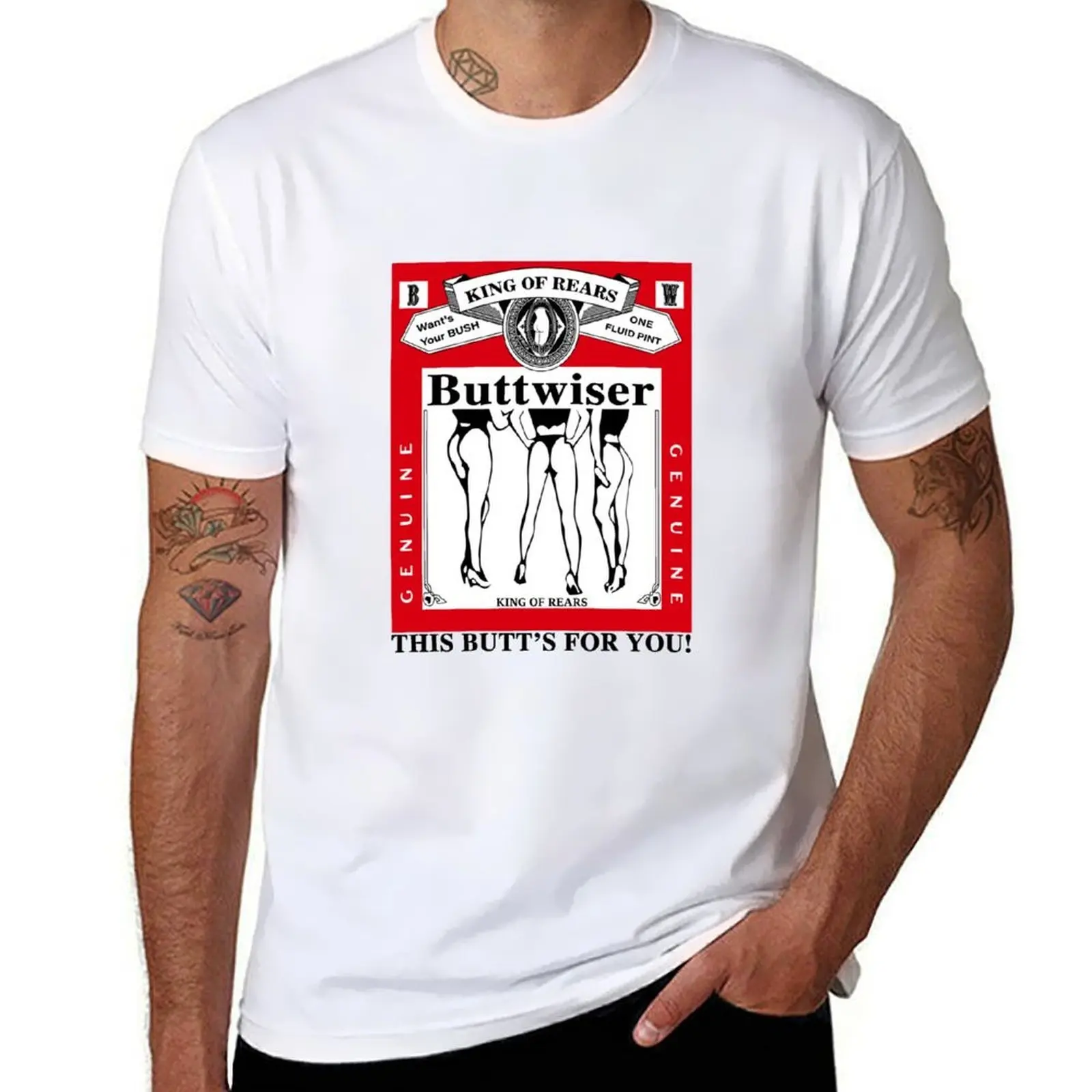 

King Of Rears Buttwiser Lana Del Rey This Butt's For You T-Shirt t shirts for man graphic tees T-Shirt
