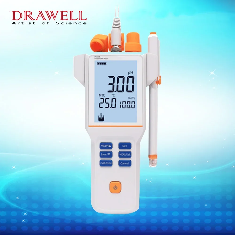 เครื่องวัดค่า pH/ORP/ISE แบบมือถือ เครื่องวัดค่า pH ในห้องปฏิบัติการ เครื่องทดสอบน้ำในห้องปฏิบัติการ เครื่องวิเคราะห์หลายพารามิเตอร์แบบมือถือ