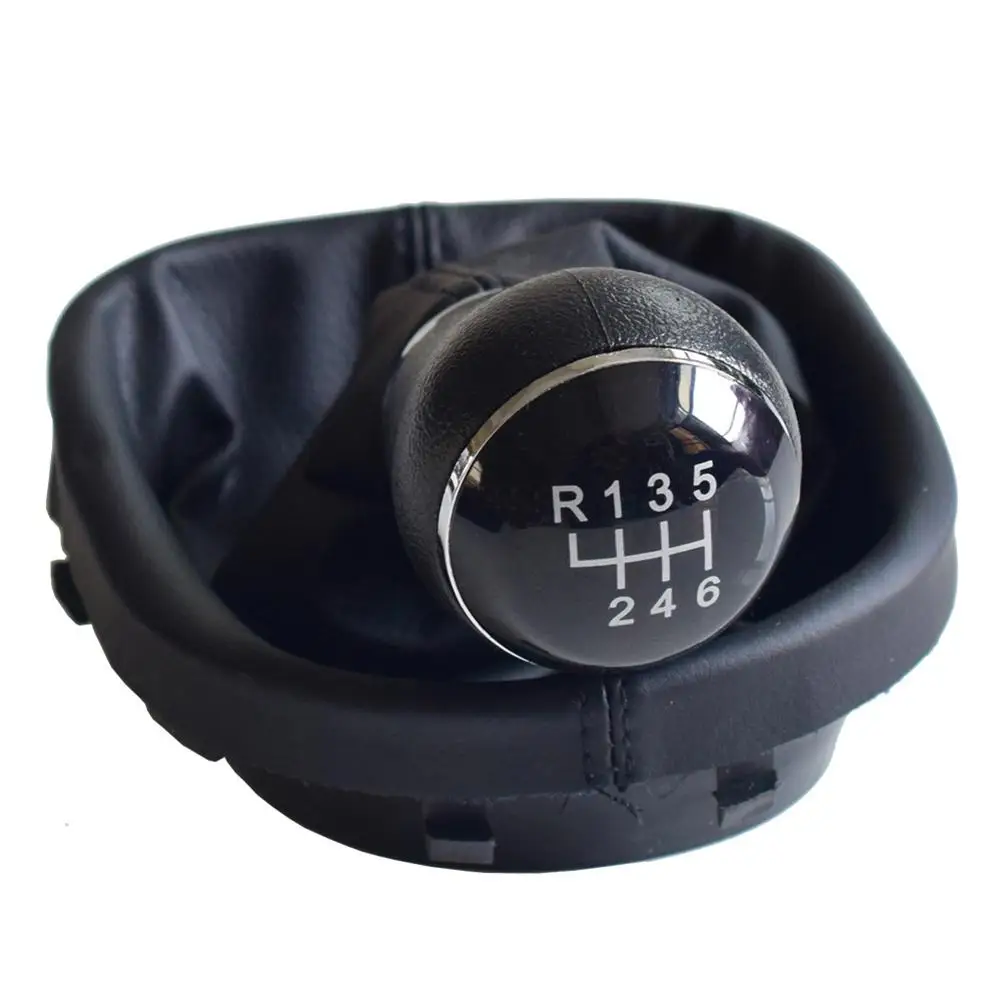 

5-Speed Knob Gear Bar Boot Stylish Gear Knob Unique Stylish Design Vehicle Interior Upgrade For Caddy MK2 2004-2009