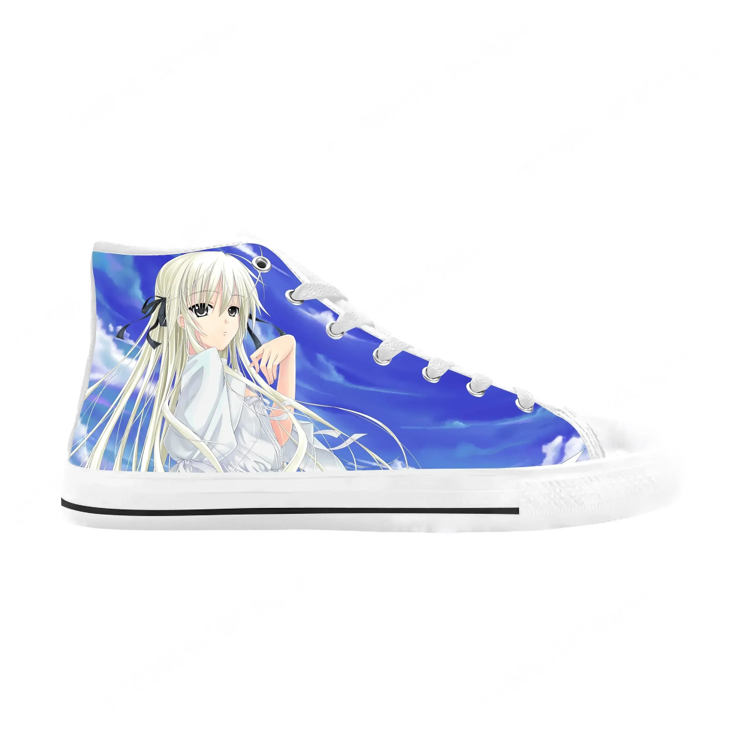 Zapatillas Deportivas de Lona con Estampado 3D de Anime Japonés Yosuga No Sora Kasugano Sora, Cómodas, Transpirables, de Caña Alta, para Hombre y Mujer