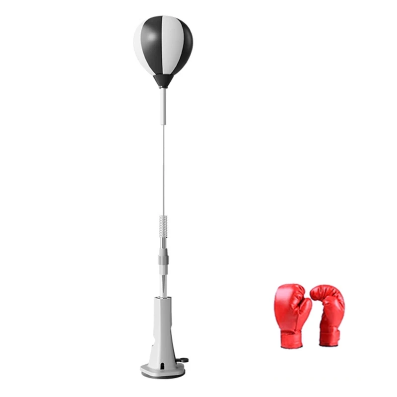Variable Rate Punching Stand And Hand Protectors For Training Practice And Fitness tasks 130 150cm PU Fabric 24BD