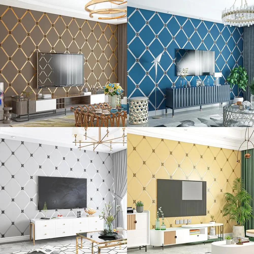 Faux Suede Wallpaper Nordic Geometric Pattern Modern Minimalist Vertical Stripe Living Room TV Background Wall Mural