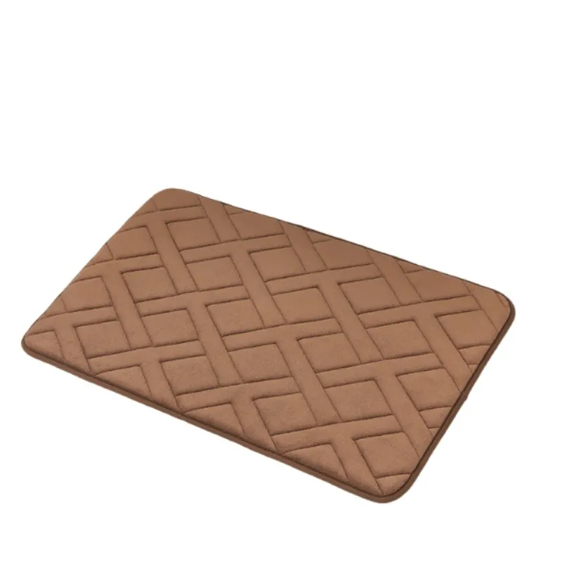 Inyahome-매우 부드럽고 흡수성이 뛰어난 메모리 폼 욕실 매트, 두꺼운 욕실 깔개 카펫 바닥