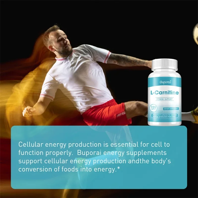 L-Carnitine - Energy Production, for Boosted Metabolism Appetite Suppressant, Fat Burner, Promotes Muscle Growth