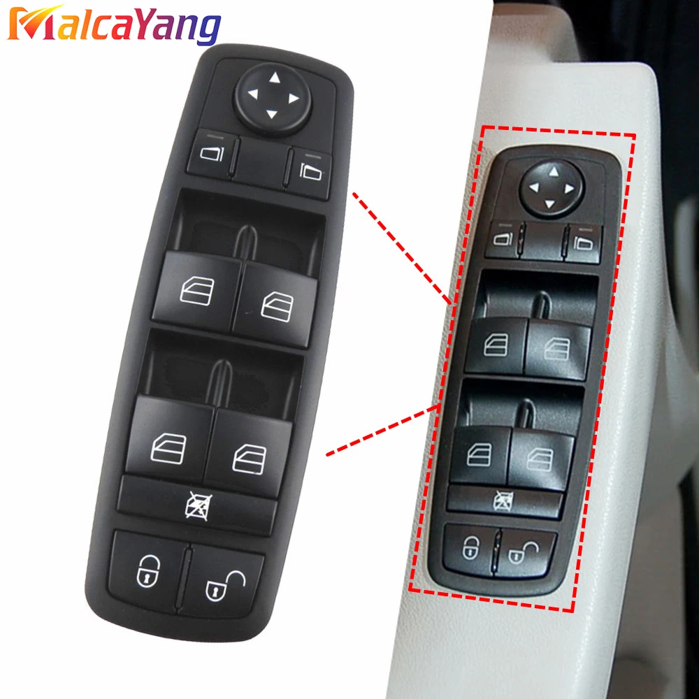 A1698206610 For Mercedes Benz A B GL M R Class W245 W169 A150 B200 X164 2004-2012 Electric Power Window Master Switch 1698206610