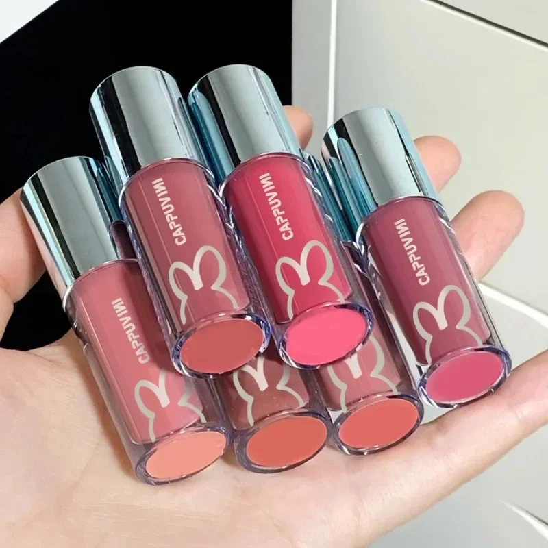 Heallor neue wasser glasierte spiegel lip gloss make-up kristall gelee feuchtigkeit spendende lippen glasur lang anhaltende trauben farbe flüssiger lippenstift c