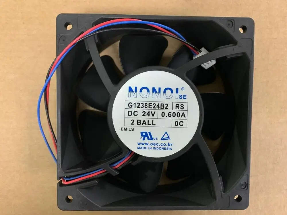 

for NONOIse G1238E24B2 Large air flow axial fan DC24V 0.600A 120*120*38mm 3pin