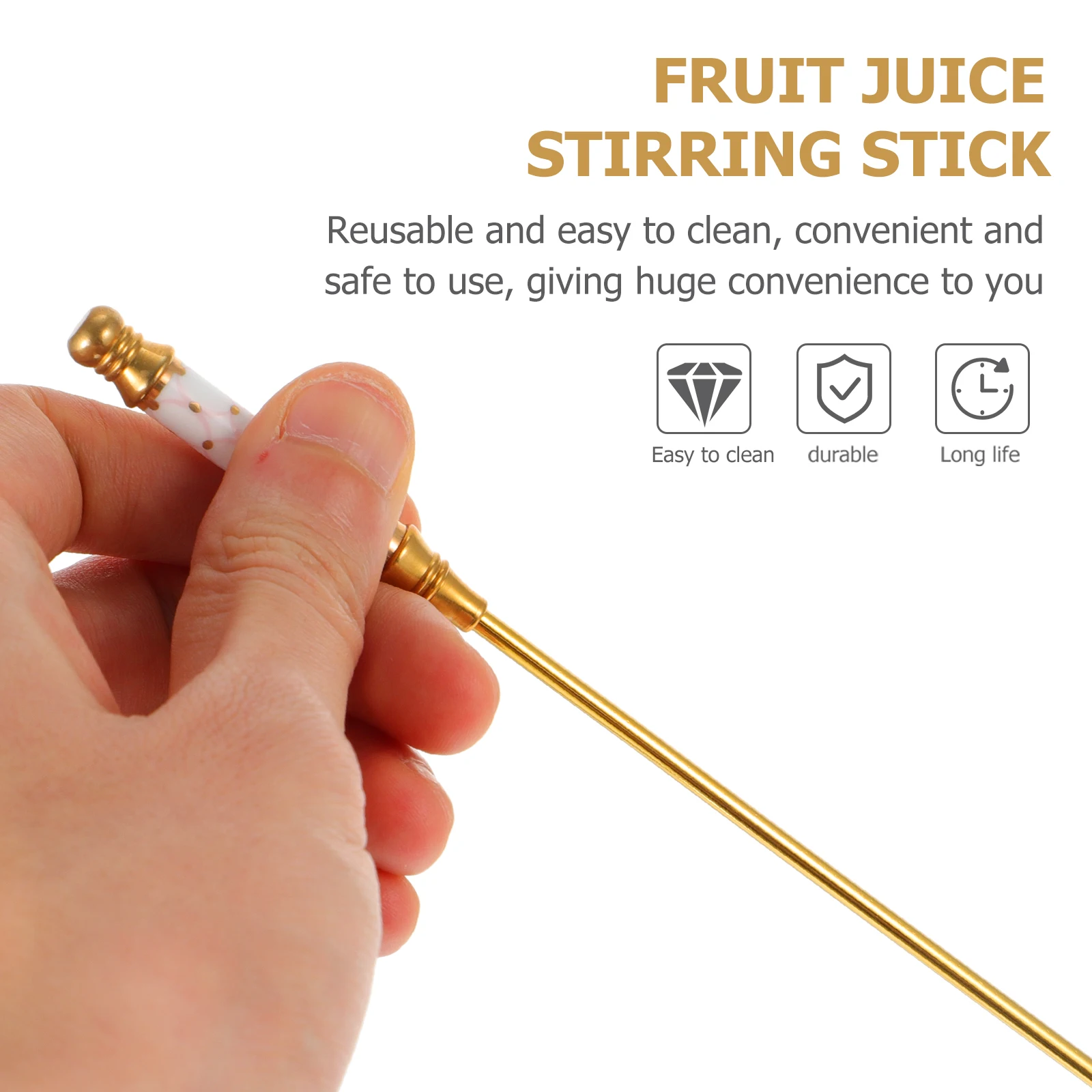 

Stainless Steel Coffee Stirrer Spoon For Coffee Cocktail Juice Milk Tea Mixing Bar Tool Kitchen Barware Accessory